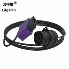 Purple Moulding Truck Kabelboom, J1939 9 Pin Deutsch To Obd2 Cable